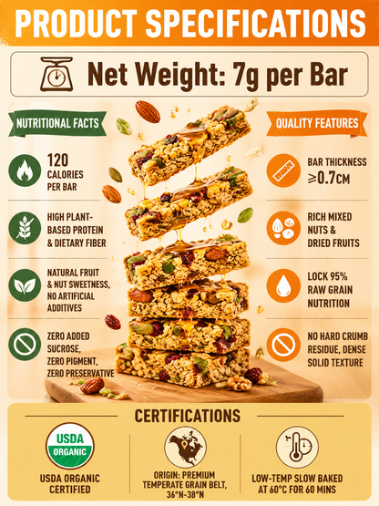 🥚Oat Protein Granola Bars Low Calorie Snack