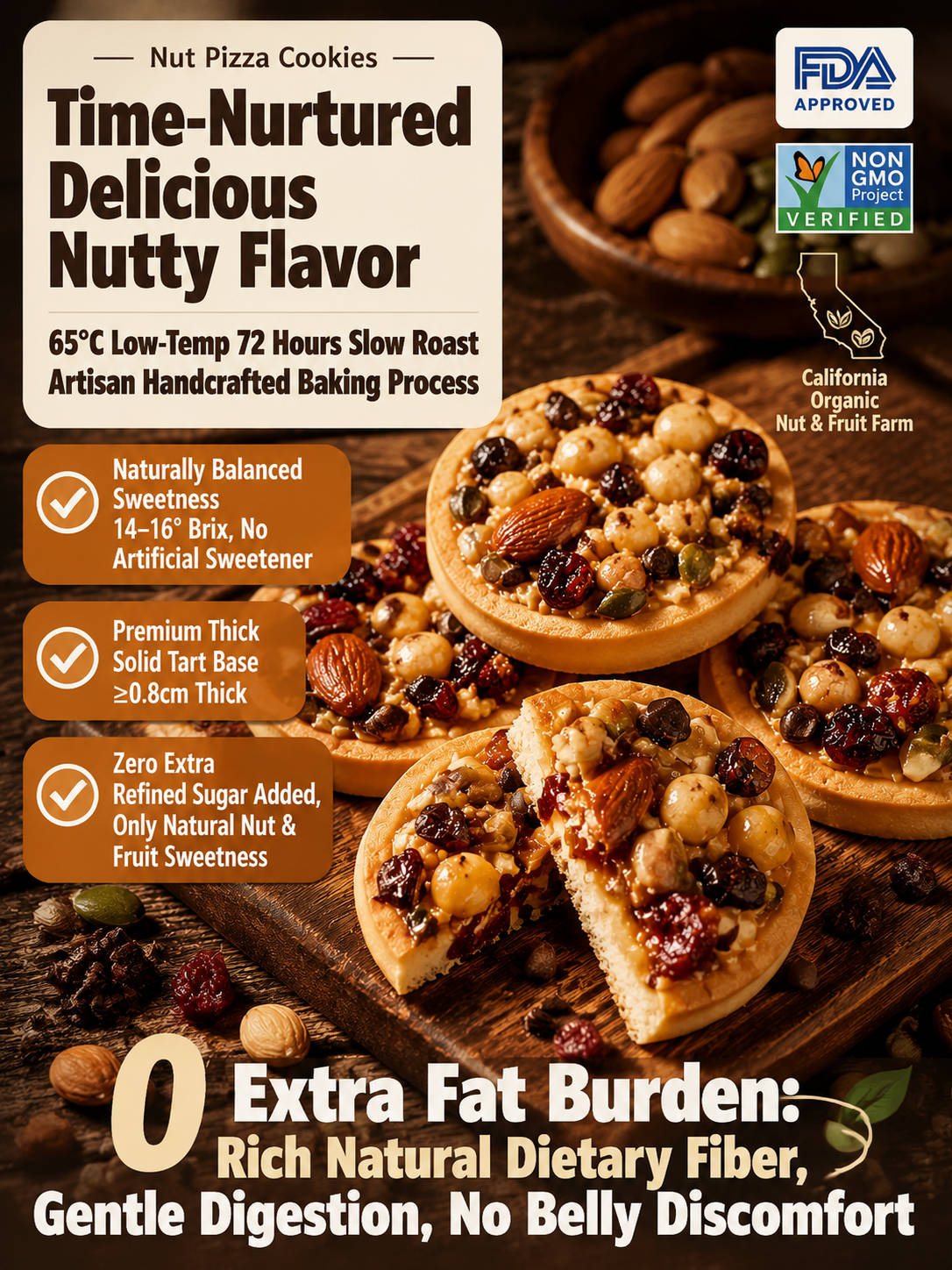 🍪Mixed Nut Cookies Assorted Biscuit Snack Pack