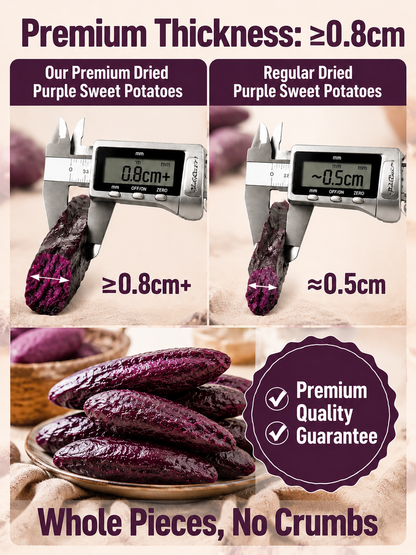 Healthy Low Fat Purple Sweet Potato Snack