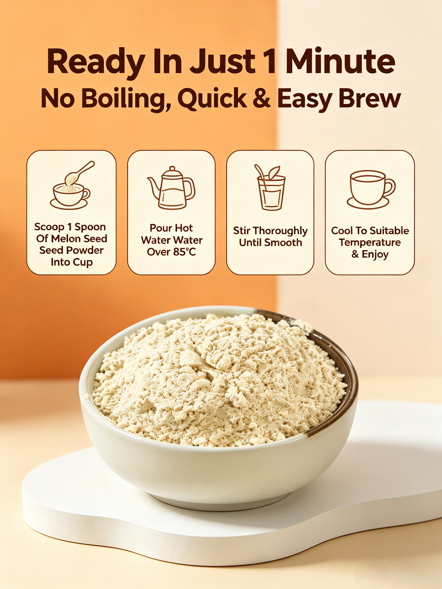 🍈 Premium Seed Powder Blend | Smooth Taste, Easy Nutrition-9YOE9